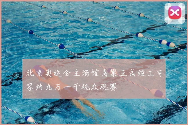 北京奥运会主场馆鸟巢正式竣工可容纳九万一千观众观赛