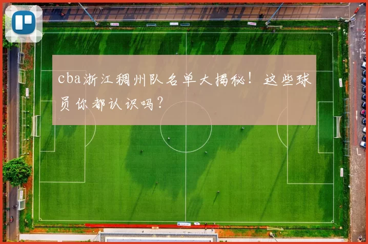 cba浙江稠州队名单大揭秘!这些球员你都认识吗?